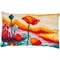 Kit coussin point de croix Vervaco paysage coquelicots