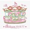 Broderie Naissance - Baby carousel - rose - LETISTITCH