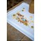 Chemin de table imprimé au point de croix en kit les oeufs dans le nid de l'oiseaux à broder en broderie traditionnelle de Vervaco
