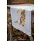 Chemin de table imprimé au point de croix en kit les oeufs dans le nid de l'oiseaux à broder en broderie traditionnelle de Vervaco
