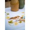 Chemin de table imprimé au point de croix en kit les oeufs dans le nid de l'oiseaux à broder en broderie traditionnelle de Vervaco