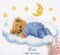 Broderie baby ourson dans les nuages - Vervaco