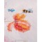 Kit Nappe Broderie Point de Croix imprimée - Coquelicots et fleurs sauvages - Vervaco