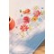 Kit Nappe Broderie Point de Croix imprimée - Coquelicots et fleurs sauvages - Vervaco