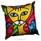 Coussin color cats de SEG au demi point