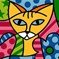 Coussin color cats de SEG au demi point