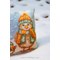 Coussin Noël au point de croix - Une amitié glaciale - Vervaco