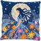 Coussins Fleurs et plantes au point de croix - Fille de la lune - Vervaco