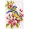 Mini point de croix en kit oiseaux aux 4 saisons - lot de 4 - Vervaco