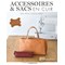 Livre - Accessoires & sacs en cuir - couture machine - 20 modeles - Librairie Créative