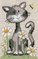 Mini kit à broder chats dans les fleurs - lot de 3 - Vervaco