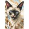 Broderie Chats - Chat siamois - Vervaco