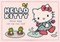 Kit broderie de Vervaco au point de croix hello kitty sous la pluie