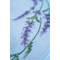 Kit Chemin De Table Broderie Point de Croix imprimée - Lavande et papillons - Vervaco