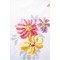 Nappe en kit les 3 fleurs colorées au point de croix imprimé - Vervaco