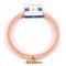 Cadre tambour en bois peint - orange - dmc mp001-orange