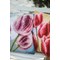 Coussins Fleurs et plantes au point de croix - Les 3 tulipes - Vervaco