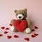 Kits amigurumi - Valentino l'ours en peluche - teak - Hoooked