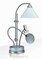 Lampe - loupe prestige sur socle de table argent - E21037 chez Daylight
