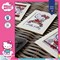 Carte à broder hello kitty cuteness - lot de 3 Vervaco