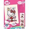 Carte à broder hello kitty cuteness - lot de 3 Vervaco