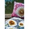 Coussins au point de croix - Fleur de peluche - Vervaco