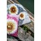 Coussins au point de croix - Fleur de peluche - Vervaco