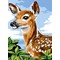 Canevas Animaux  sauvages - Faon - Margot