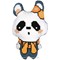 Coussin panda - eva m de Vervaco au point de croix