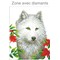 Broderie diamant - Le loup blanc - Diamond Dotz