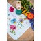 Kit Chemin de table Broderie Point de Croix compté - kit Violettes - Vervaco
