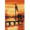 Kit carte à broder coucher de soleil - lot de 3 - Vervaco