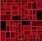 Kit tapis point noue damier rouge de Smyrnalaine