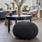 Kit home deco - Pouf au tricot et au crochet  - anthracite - Hoooked