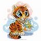 Broderie Enfant - Curious Little tiger - RIOLIS