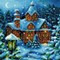 Broderie Noel - Snowfall in the forest - RIOLIS