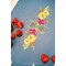 Kit Chemin De Table Broderie Point de Croix imprimée - Hérisson et rouge-gorge - Vervaco