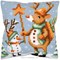 Coussin Noël au point de croix - Une amitié étoilée - Vervaco