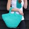 Kit sac au crochet - De plage avila  - happy mint - Hoooked