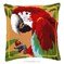 Kit coussin perroquet rouge au point de croix - Vervaco