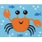 Le salut du crabe canevas kit enfant complet - Vervaco