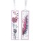 Marques pages à broder - Fleurs de peluche - lot de 2 - Vervaco