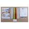Kit Nappe Broderie Point de Croix imprimée - Citrouilles et feuilles - Vervaco