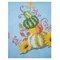 Kit Nappe Broderie Point de Croix imprimée - Citrouilles et feuilles - Vervaco