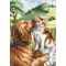 Broderie Amour et Amitié - Like cat and dog - RIOLIS