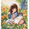 Broderie Personnages Enfants - Se relaxer dans le jardin - Vervaco