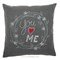 Coussin red heart love en broderie traditionnelle imprimée - Vervaco PN-0156053