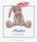 Kit broderie baby naissance Vervaco doudou lapin