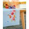 Kit Chemin De Table Broderie Point de Croix imprimée - Coquelicots et fleurs sauvages - Vervaco