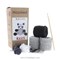 Kits amigurumi - Ricky le raton laveur - gris - Hoooked
